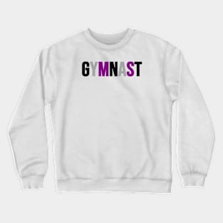 GYMNAST (Asexual/Demisexual Colors) Crewneck Sweatshirt